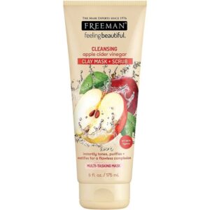 FREEMAN CLEANSING apple cider vinegar CLAY MASK + SCRUB