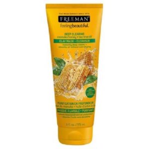 FREEMAN DEEP CLEARING manuka honey + tea tree oil CLAY MASK + CLEANSER
