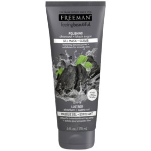 Freeman POLISHING charcoal + black sugar Gel Mask + Scrub