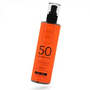 LAVISH CARE SUNSCREEN BODY AND FACE LOTION SPF 50